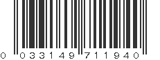 UPC 033149711940