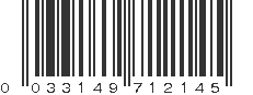 UPC 033149712145