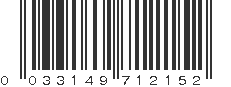 UPC 033149712152