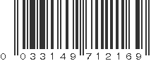 UPC 033149712169