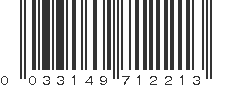 UPC 033149712213