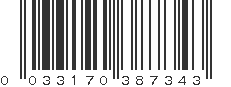 UPC 033170387343