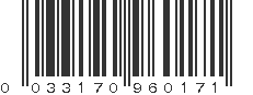 UPC 033170960171