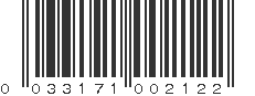 UPC 033171002122