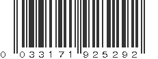 UPC 033171925292