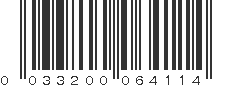 UPC 033200064114