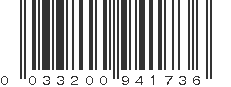 UPC 033200941736