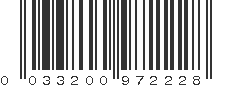 UPC 033200972228