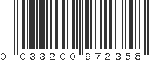 UPC 033200972358