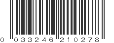 UPC 033246210278