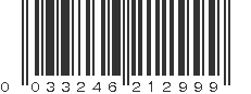 UPC 033246212999