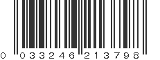 UPC 033246213798