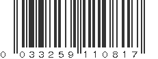 UPC 033259110817