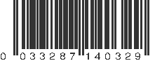 UPC 033287140329