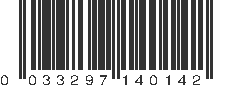 UPC 033297140142