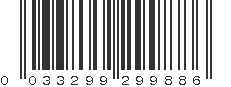 UPC 033299299886