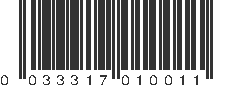 UPC 033317010011