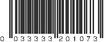 UPC 033333201073