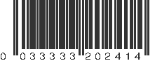 UPC 033333202414