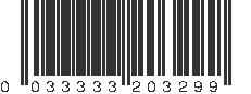 UPC 033333203299