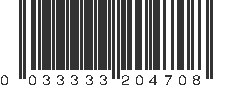 UPC 033333204708