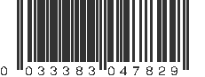 UPC 033383047829