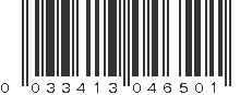 UPC 033413046501