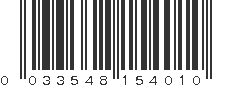 UPC 033548154010