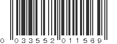 UPC 033552011569