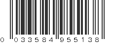 UPC 033584955138