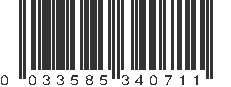 UPC 033585340711