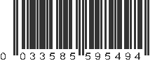 UPC 033585595494