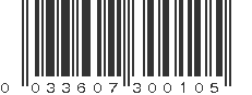 UPC 033607300105