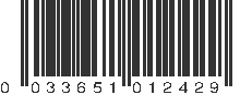 UPC 033651012429