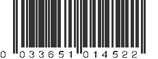 UPC 033651014522