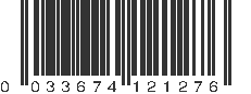 UPC 033674121276