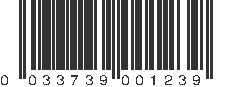 UPC 033739001239