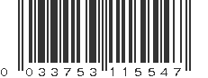 UPC 033753115547