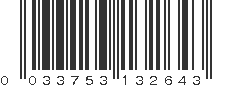 UPC 033753132643