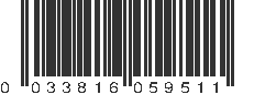 UPC 033816059511