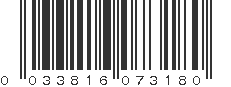 UPC 033816073180