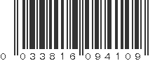 UPC 033816094109