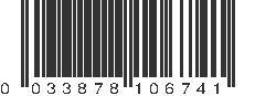 UPC 033878106741