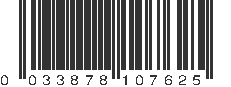 UPC 033878107625