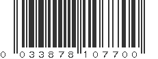 UPC 033878107700