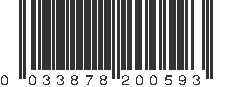 UPC 033878200593