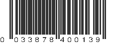 UPC 033878400139