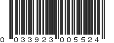 UPC 033923005524