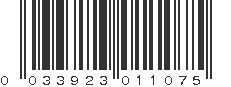 UPC 033923011075