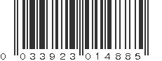 UPC 033923014885